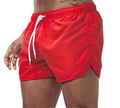 Men's Shorts Swimming Short Quick-dry Casual Surf  Sports Red Shorts